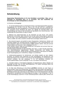 thumbnail of Schulordnung